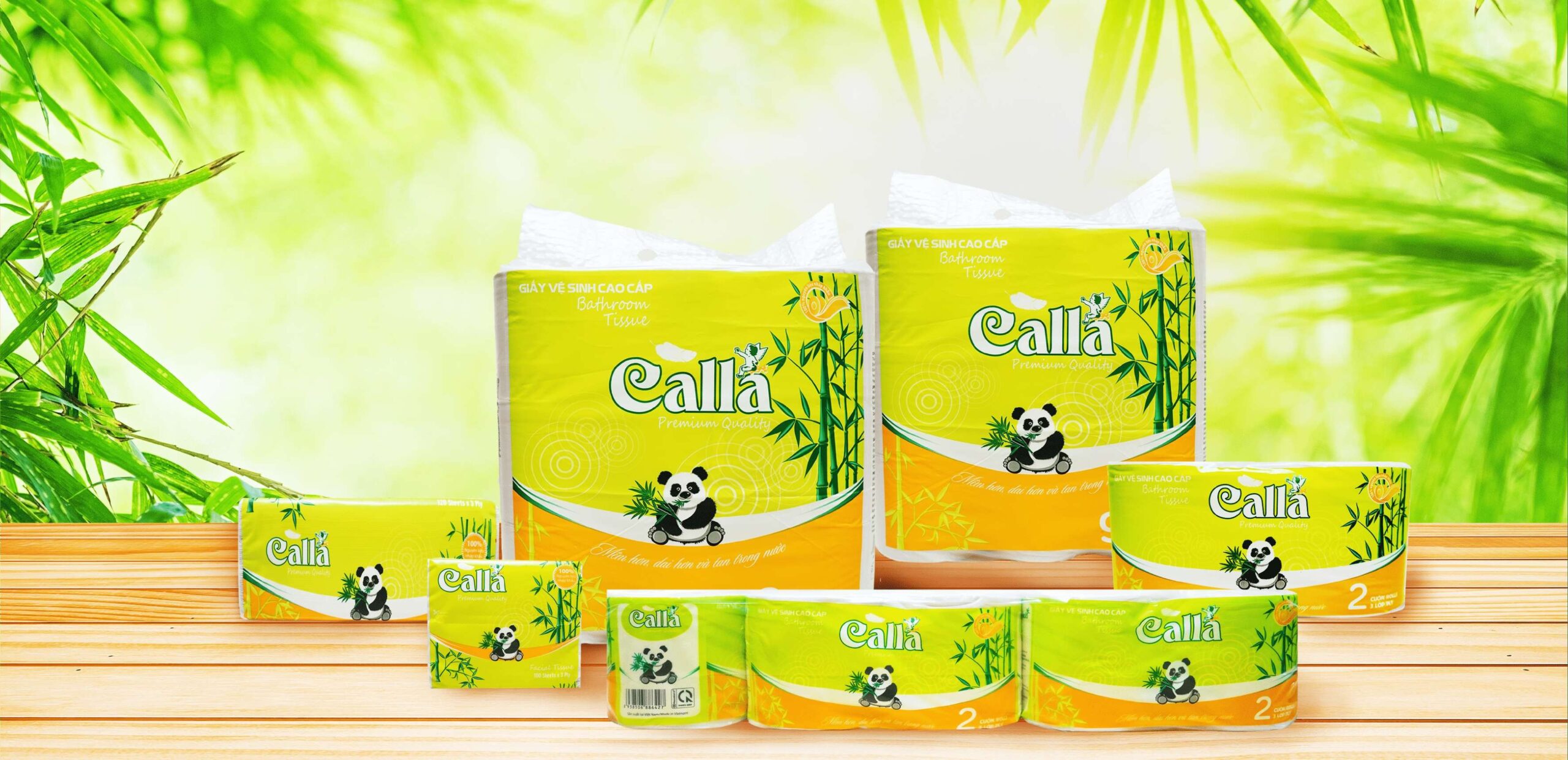 Giấy ăn rút calla